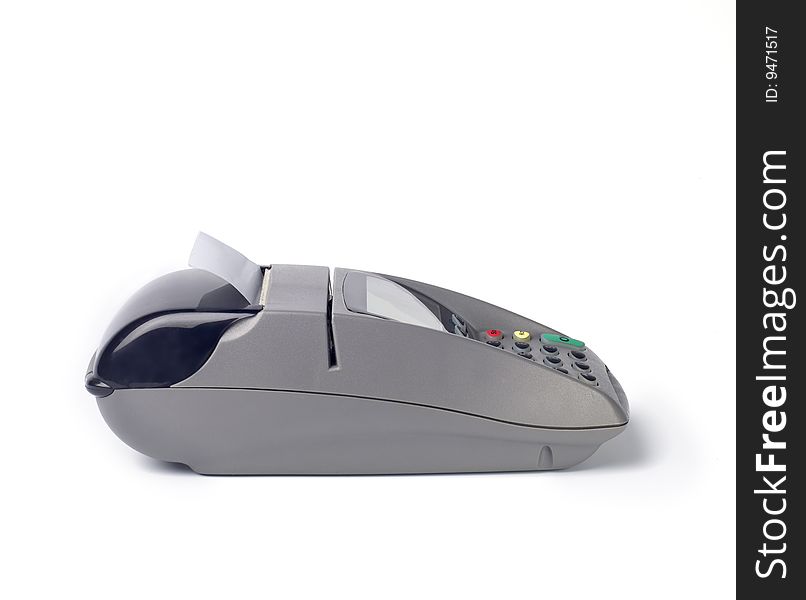 Creditcard reader sideview