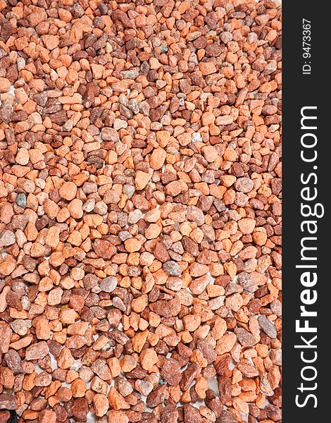 Background from pebbles. Red sea pebbles