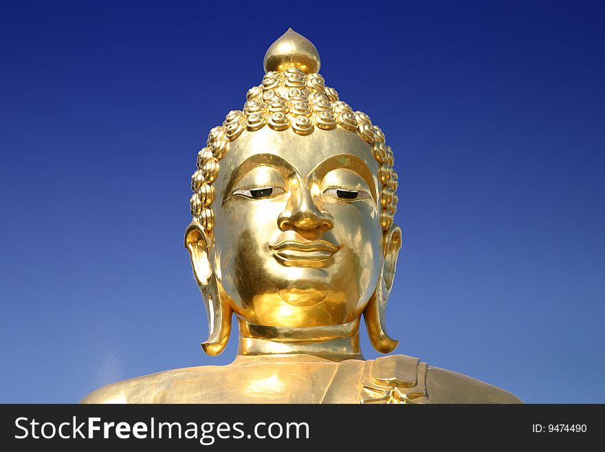 Image of a big buddha at the Golden Triangle, Thailand
