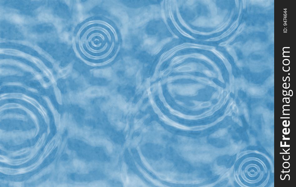 Abstract cyan water ripple background