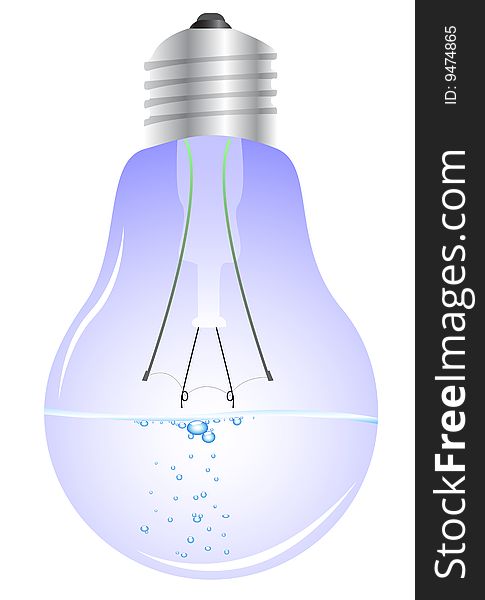 Bulb with water