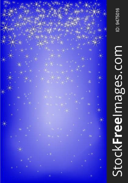 Magic blue background, vector illustration. Magic blue background, vector illustration