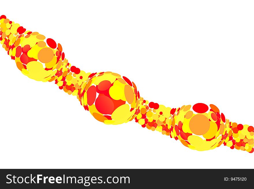 Abstract design element, vector illustration