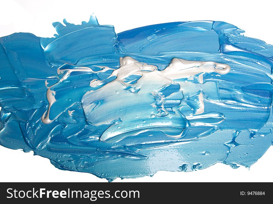 Acrylic Paint Isolated