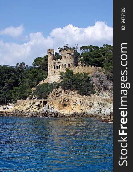 Castle View Near Lloret De Mar.