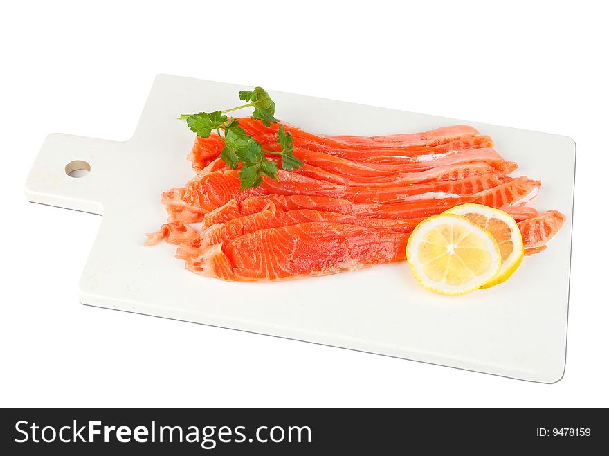 Sliced trout