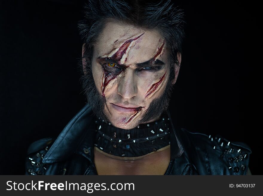 Professional Make-up Werewolf Wolverine