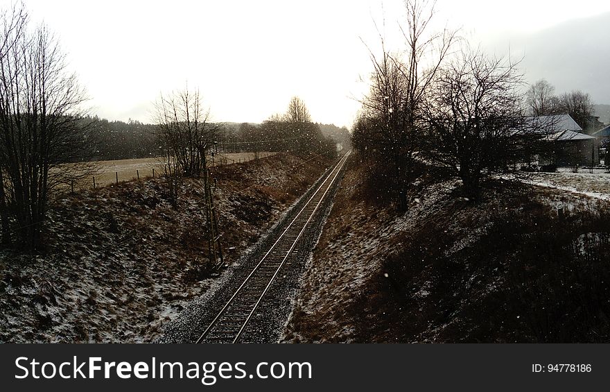 Railroad Snow