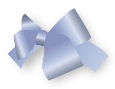 Blue Ribbon, Bow, Gift Royalty Free Stock Photo Blue Ribbon, Bow, Gift Royalty Free Stock Photo