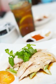 Chicken Rice Set Stock Images Chicken Rice Set Stock Images
