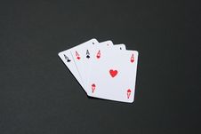 Four Aces Stock Images