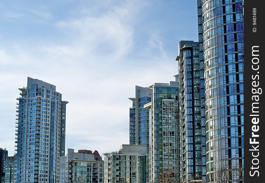 Steel And Glass Towers