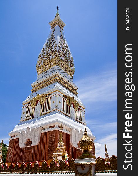 Prathat Panom, one of most famous pagoda of Thailand. Prathat Panom, one of most famous pagoda of Thailand