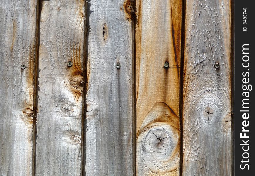 Close up of a wooden fence texture background.