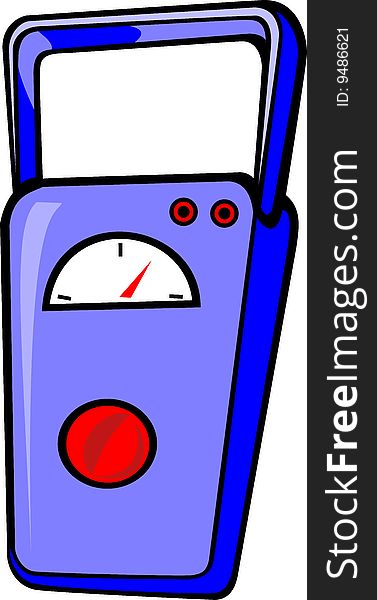 Illustration of MultiMeter with leads