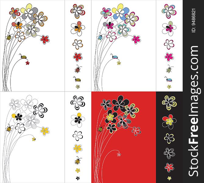 Vector Design With Flowers