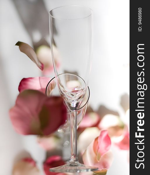 Wedding wineglass 3D