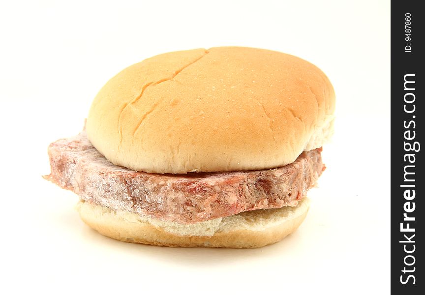 Frozen Hamburger Patty In Bun