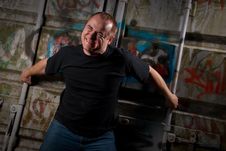 Powerful Man Expression Portrait Stock Image Powerful Man Expression Portrait Stock Image
