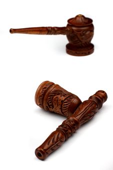 Wood Shaman Pipe For Hashish Smoke Royalty Free Stock Photo Wood Shaman Pipe For Hashish Smoke Royalty Free Stock Photo