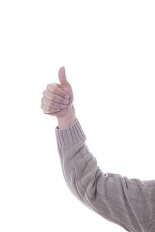 Thumbs Up Hand Royalty Free Stock Photos