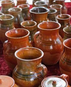 Ceramic Jugs Royalty Free Stock Photos