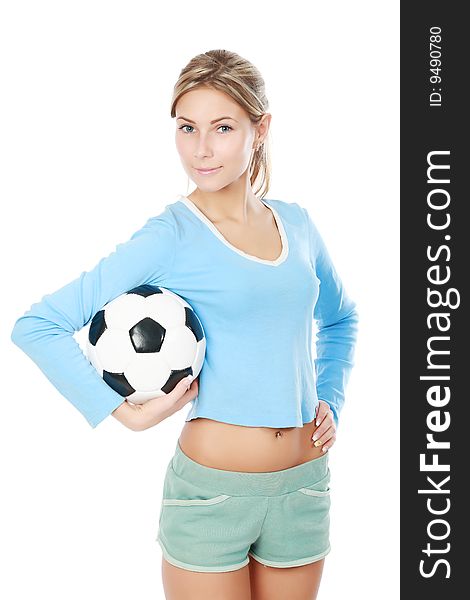 Shot of a sporty young woman. Active lifestyle, wellness. Shot of a sporty young woman. Active lifestyle, wellness.