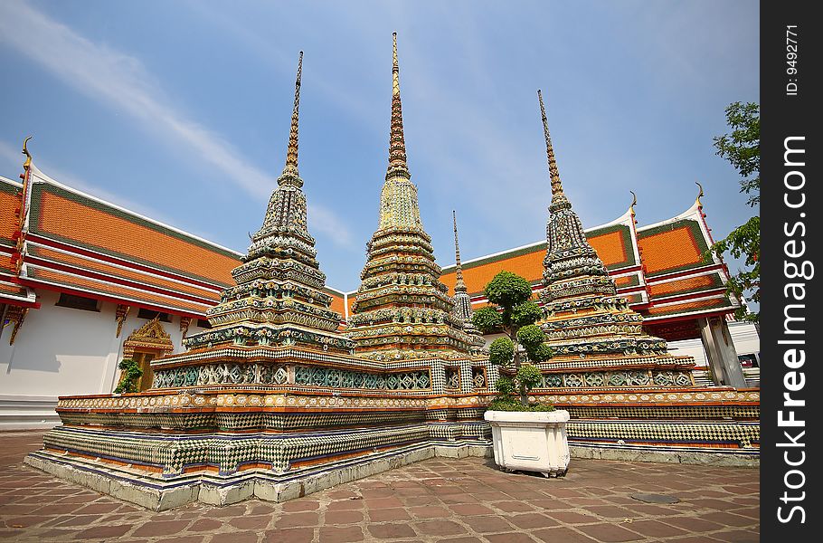 Temple located in bangkok thailand. Temple located in bangkok thailand