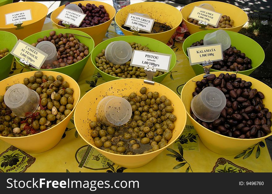 Flavored olives