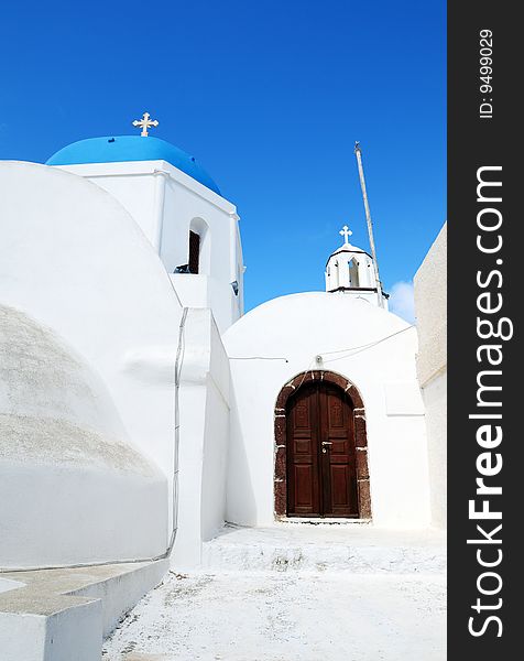 Holy White Church in Greece