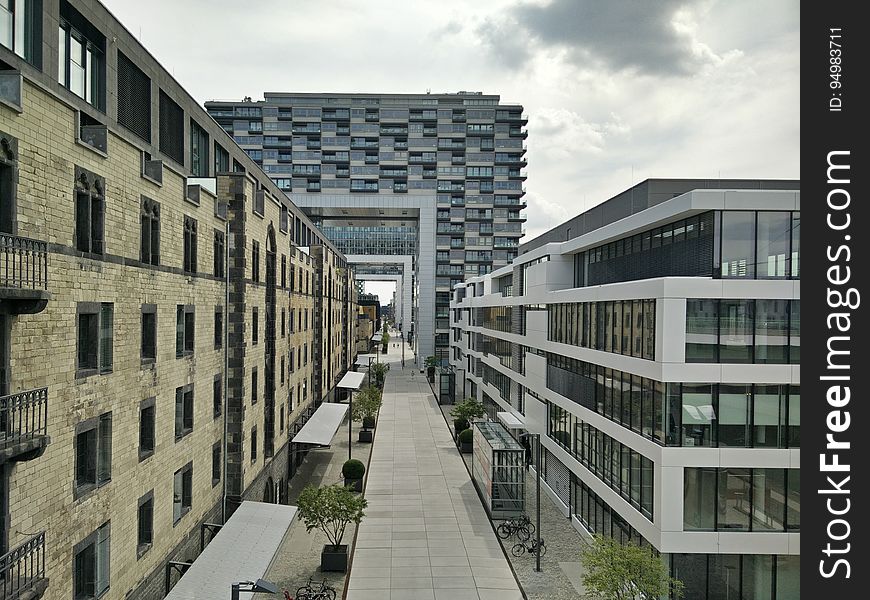 Modern Office And Apartment Buildings