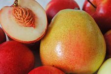 Pear And Nectarines Stock Image Pear And Nectarines Stock Image