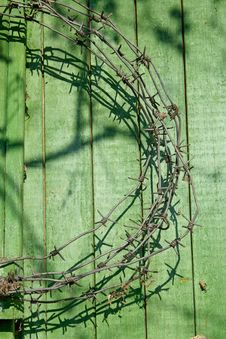 Hank Of Barbed Wire Stock Photography Hank Of Barbed Wire Stock Photography