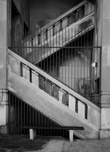 Concrete Stairs, Black And White Stock Photos Concrete Stairs, Black And White Stock Photos