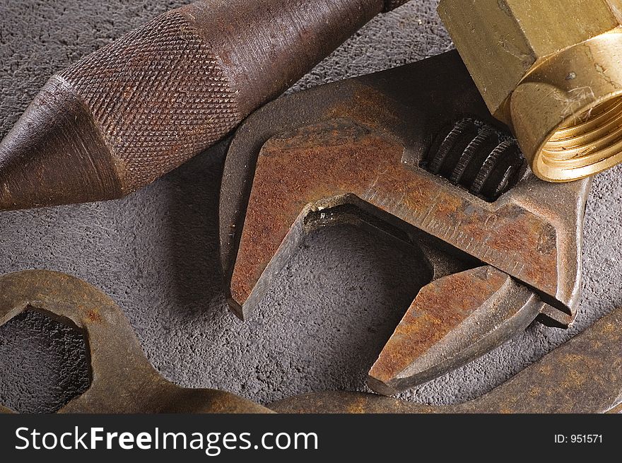 Rusting tools. Rusting tools