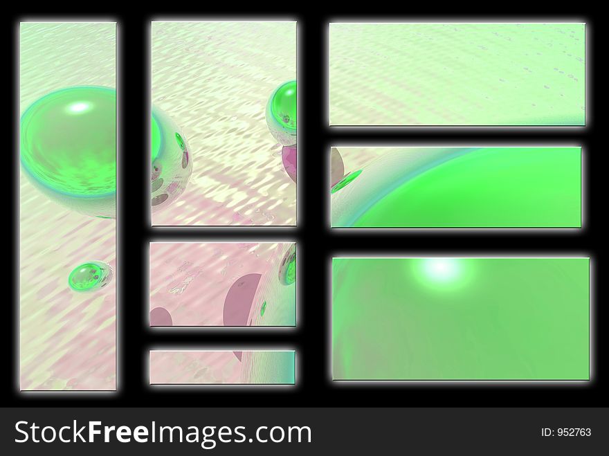 Green Orb Globes
