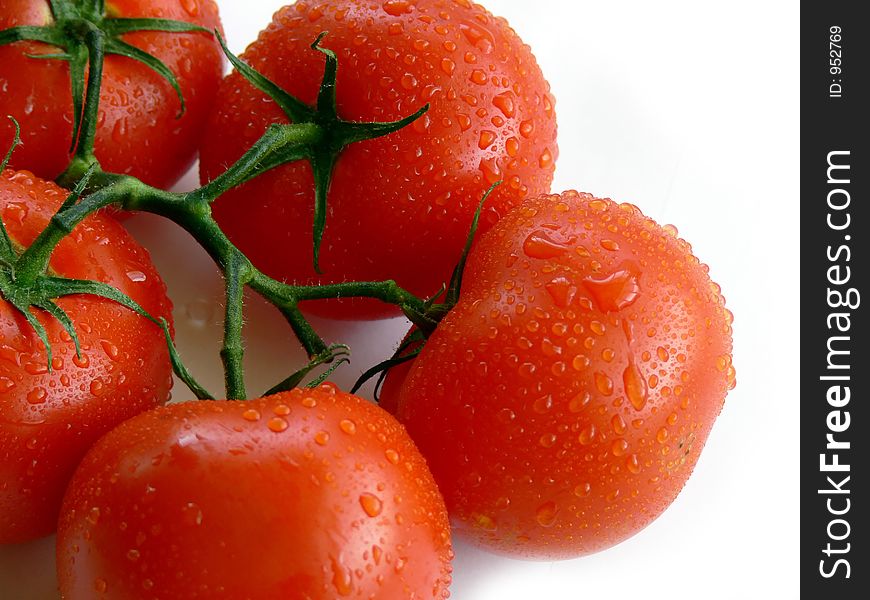 Close up tomatoes