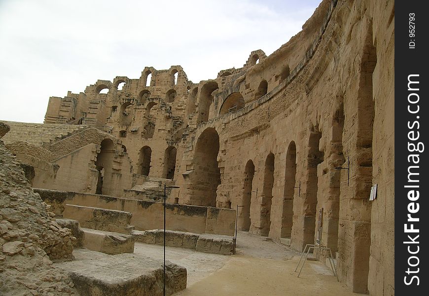 Amphitheatre in El Jem (Tunisia)