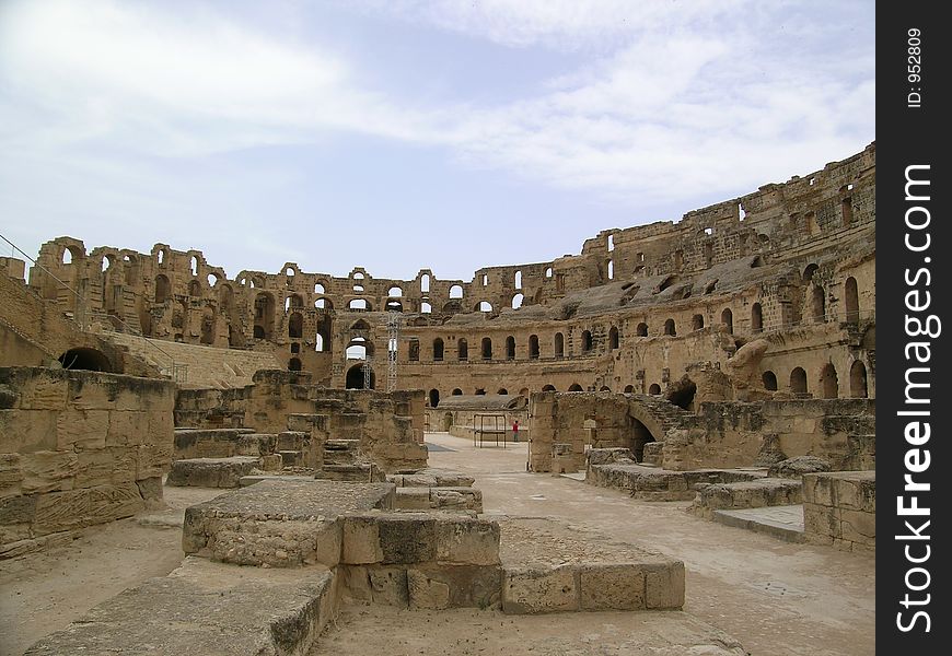 Amphitheatre in El Jem (Tunisia)