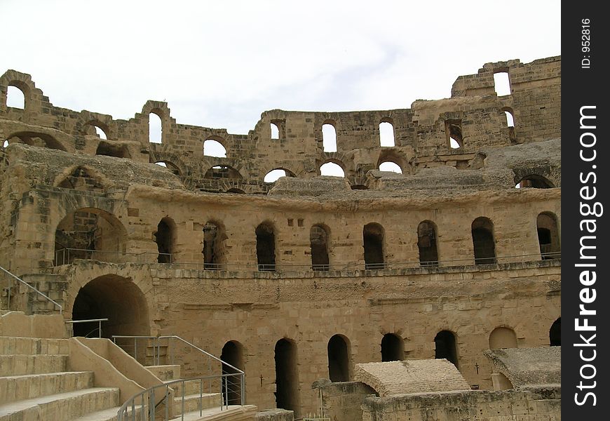 Amphitheatre in El Jem (Tunisia)