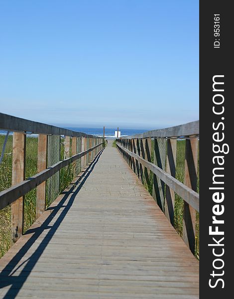 Pier to beach