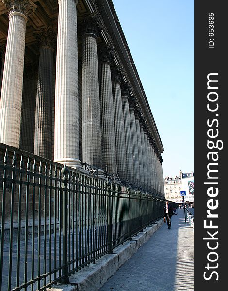 Street in paris, La madeleine area. Street in paris, La madeleine area