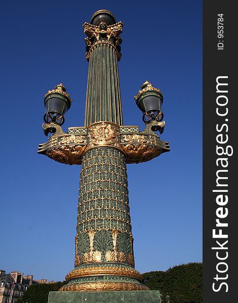 Public light in Paris, France