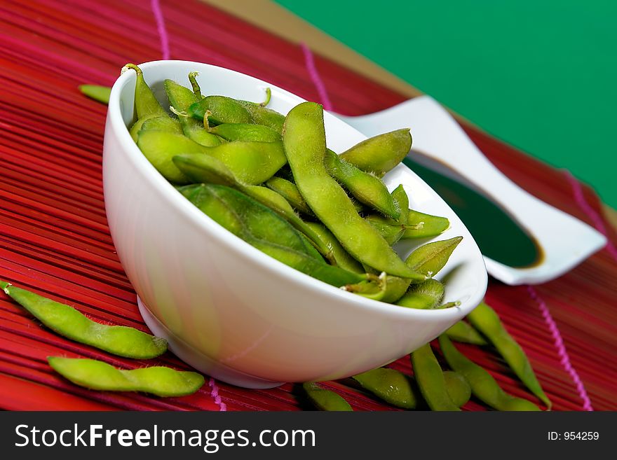Soybeans in a bowl