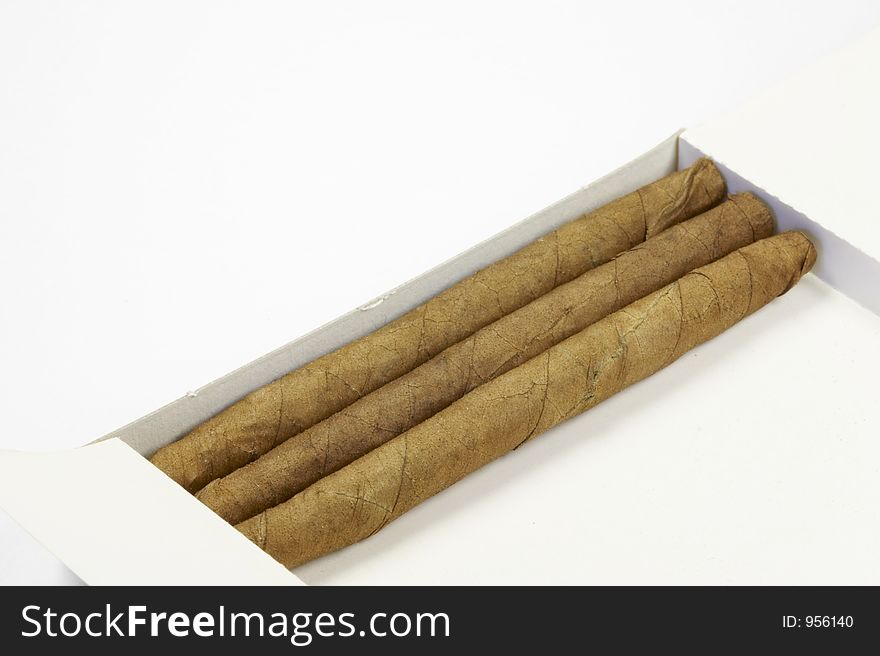 Cigarillos in a box