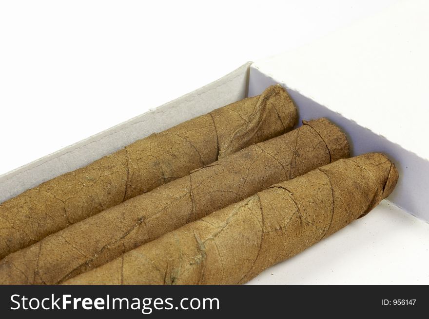 Cigarillos In A Box - Detail