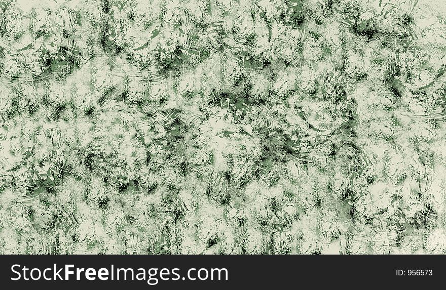 Green brushes background