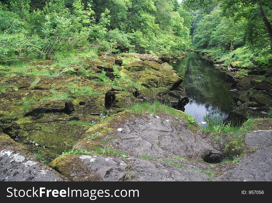 Idylic river scene