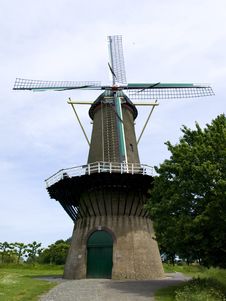 Dutch Windmill Royalty Free Stock Photography Dutch Windmill Royalty Free Stock Photography
