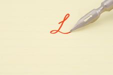 Old Fountain Pen Royalty Free Stock Image Old Fountain Pen Royalty Free Stock Image